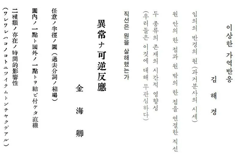 直線ハ圓ヲ殺害シタカ 로고